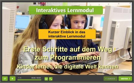 Erste Schritte Programmieren - Kurzvorschau